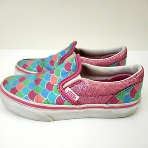 Vans Slip On Canvas Mermaid Sneakers